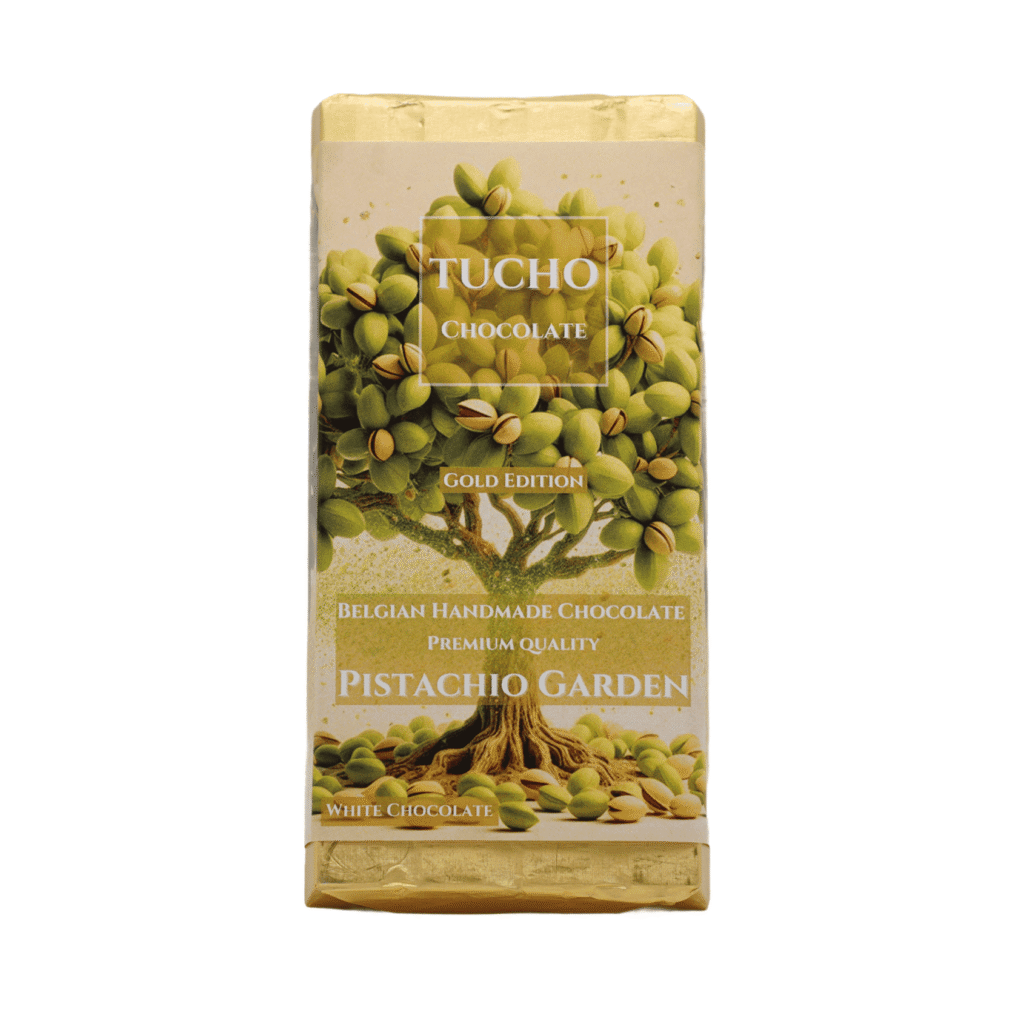 Tucho Chocolate Pistachio Garden White Gold